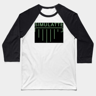 Matrix Resurrection - SIMULATE Baseball T-Shirt